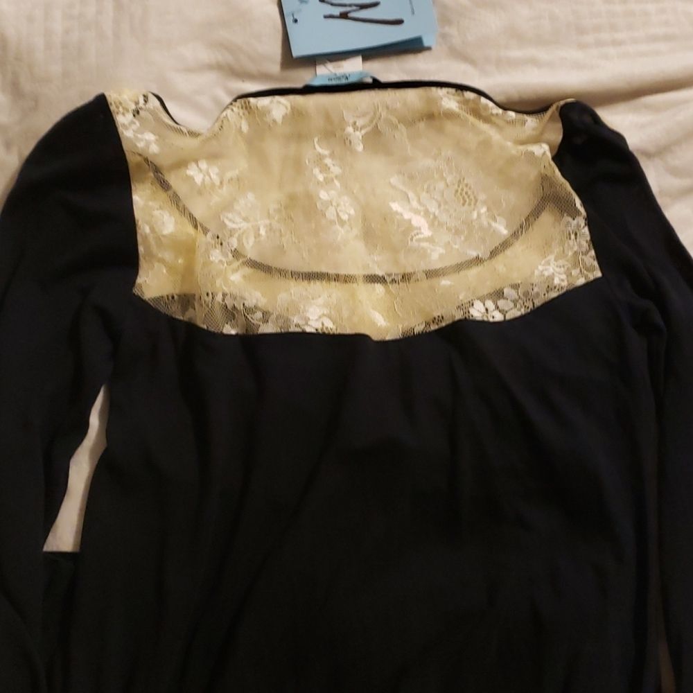 MARCIANO Jersey Dress with Lace XS - Picture 3 of 5